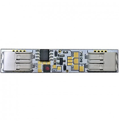 Miniaturní stmívač pro LED pásky 12V/24V - ovládáný externím tlačítkem